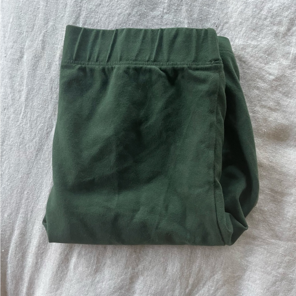 Los Angeles Apparel 8382GD - Garment Dye Bike Shorts in Ivy Green, Size M - Picture 2 of 2